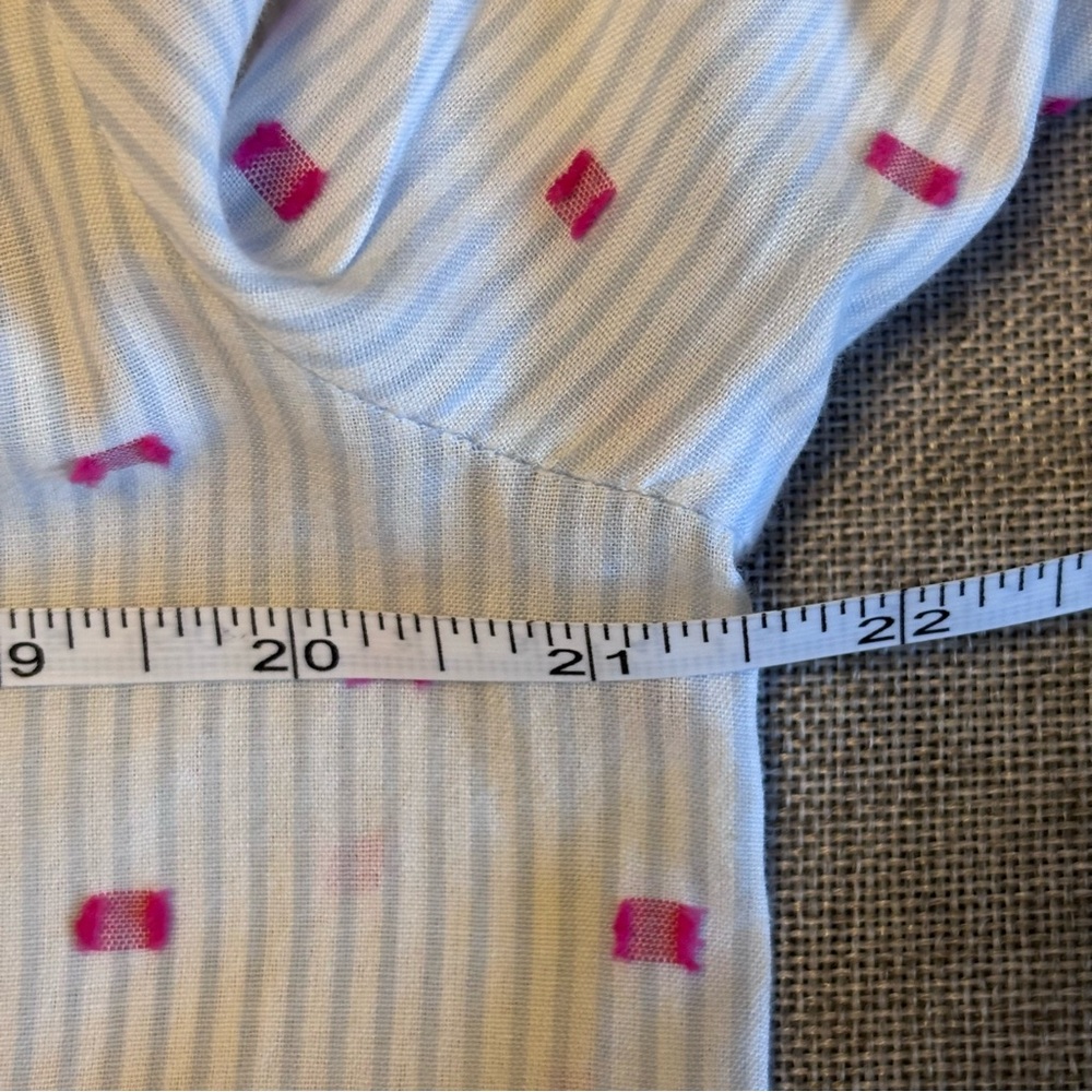 ANTHROPOLOGIE Textured PJ, Lounge Cotton Top. EUC. - Picture 10 of 11